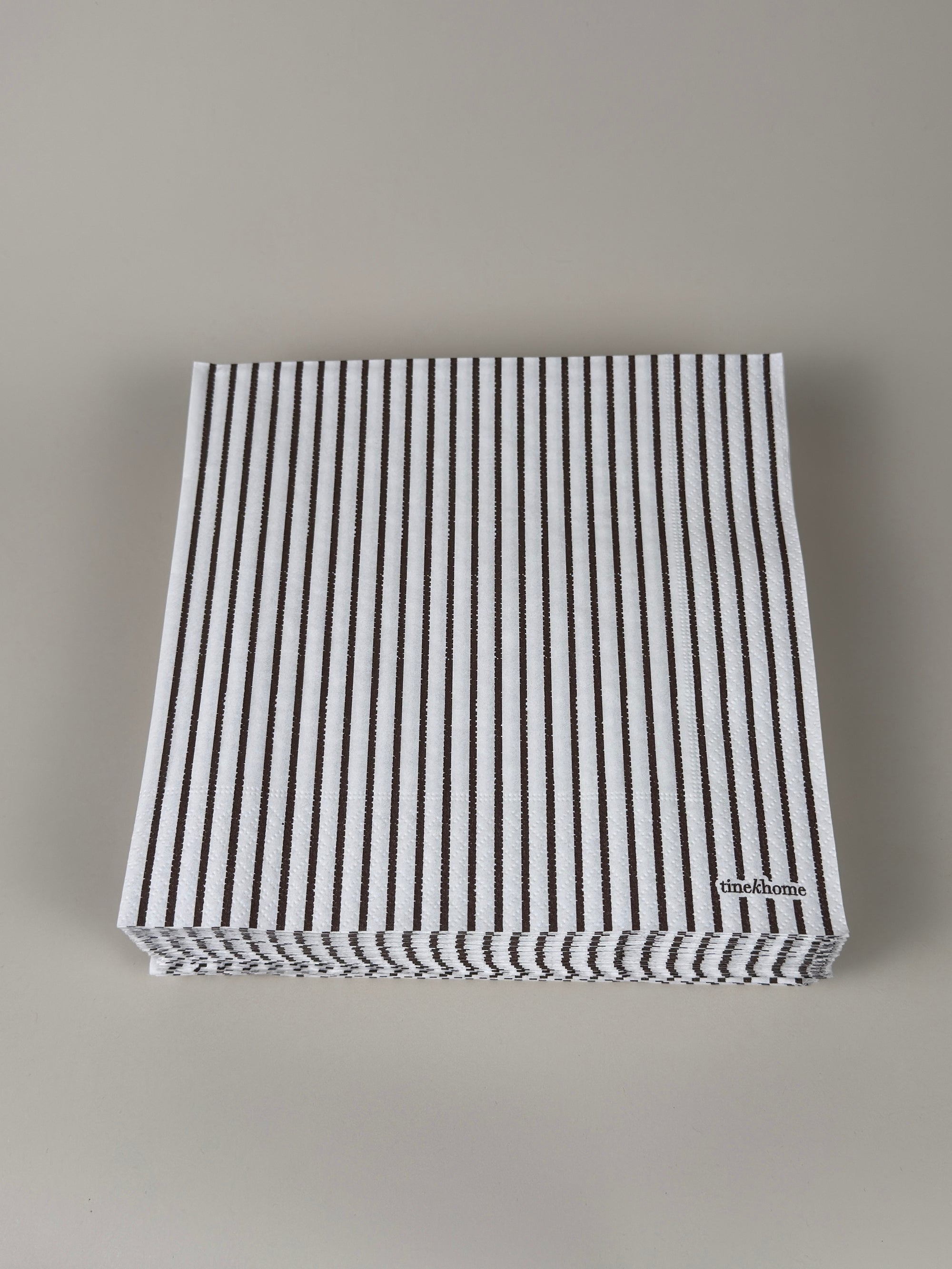 Servett Rand Mocca 20x20cm
