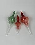 Hänge Glas Icicle Bonbon Ruby