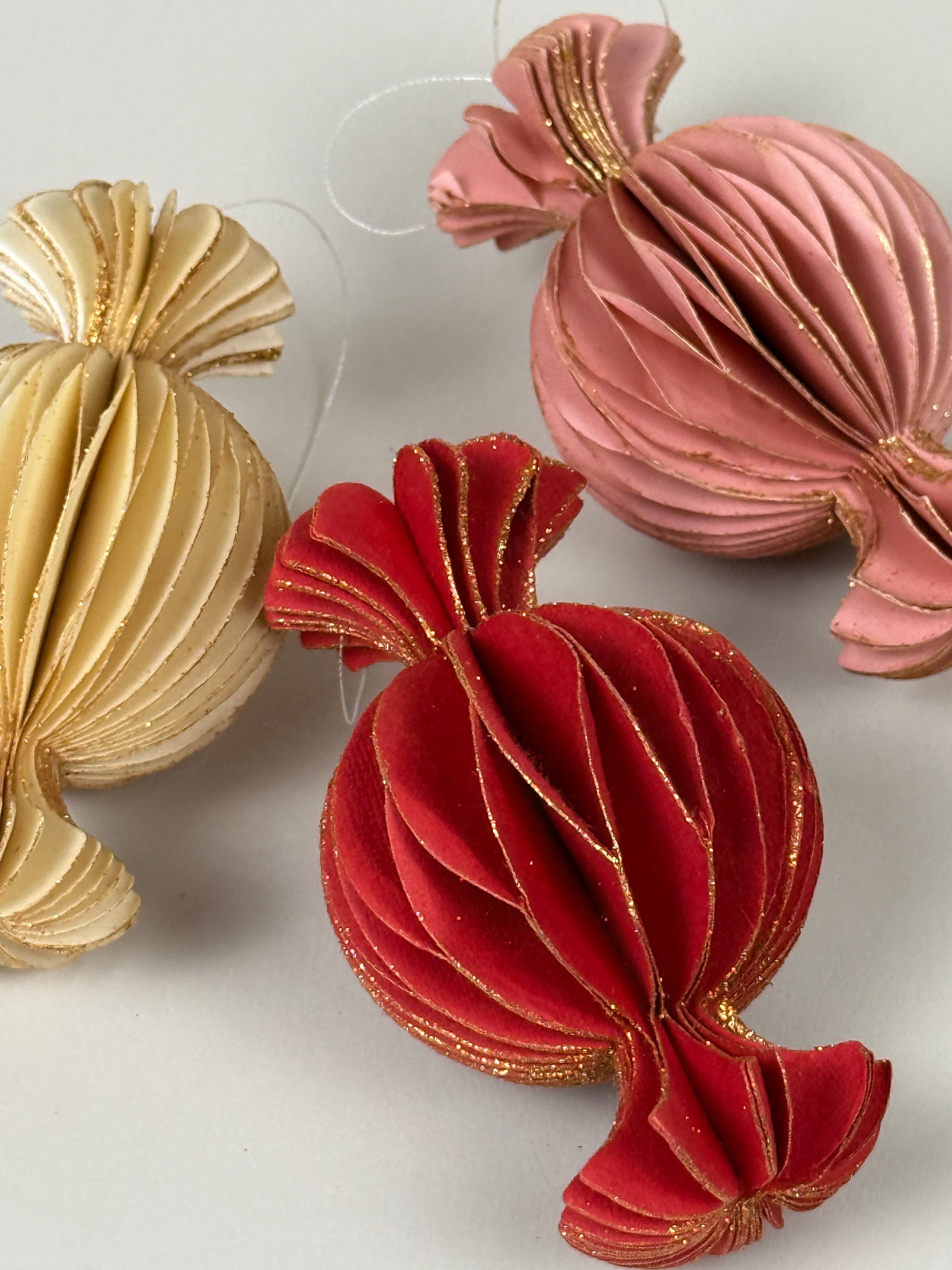 Honeycomb Hänge Sweets Ruby S/3