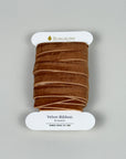 Band sammet Caramel