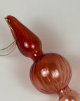 Hänge Glas Icicle Bonbon Ruby