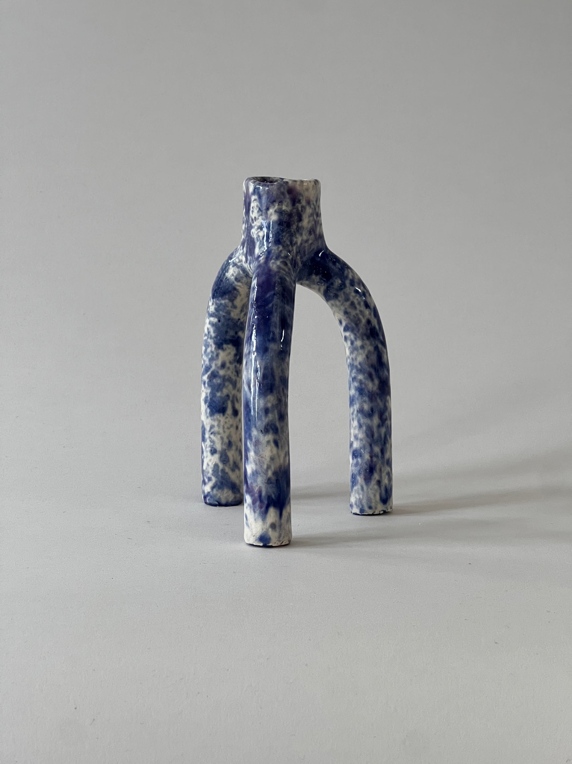 Ljusstake RÅ Blå 16 cm