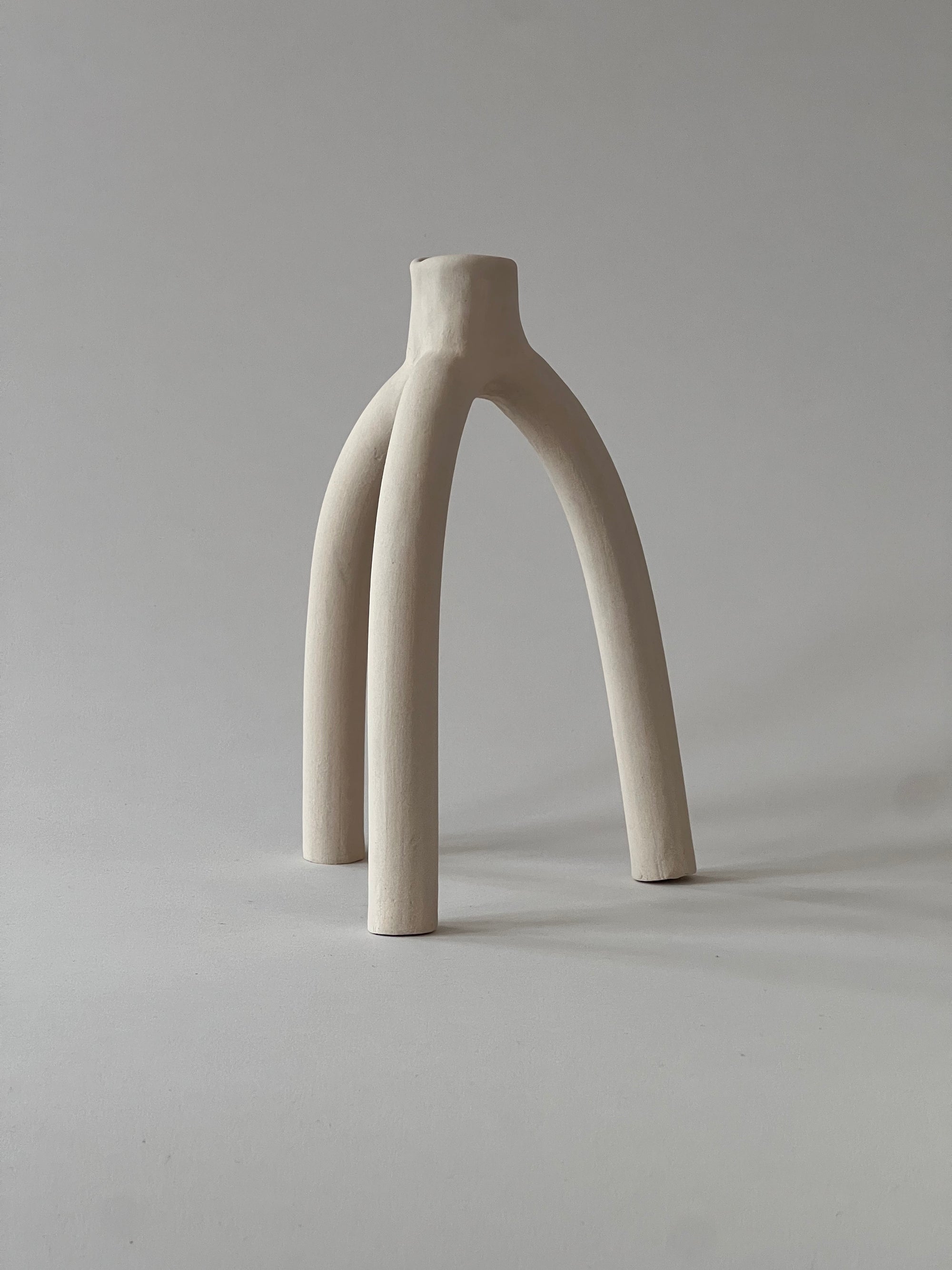 Ljusstake RÅ vit 22 cm