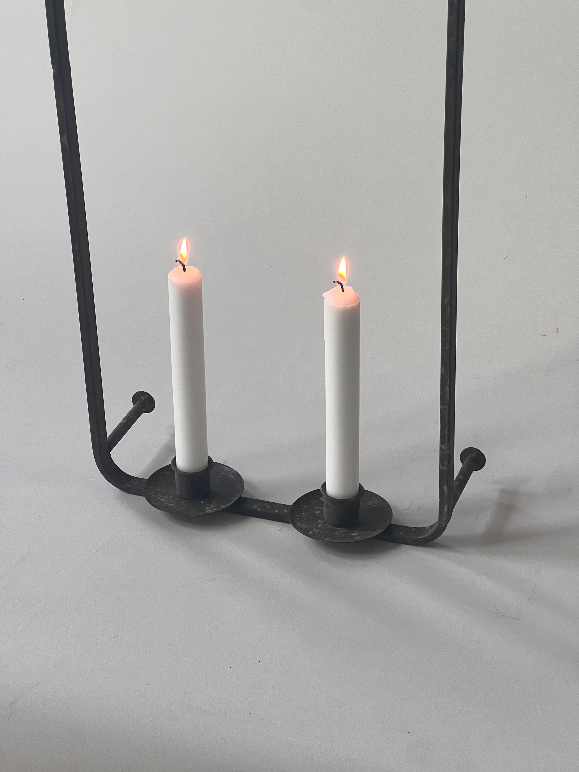 Väggljusstake för 2 ljus