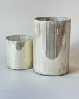 Ljuslykta Glas Silver 16 cm