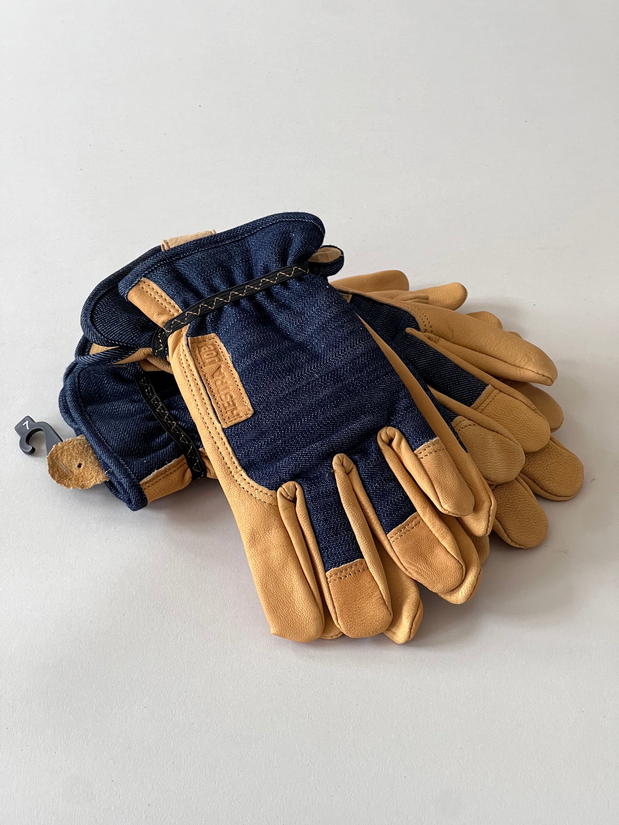 Handske Kobolt Denim Hestra stl 9