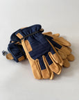 Handske Kobolt Denim Hestra stl 8