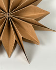 Pappersstjärna natur 25 cm
