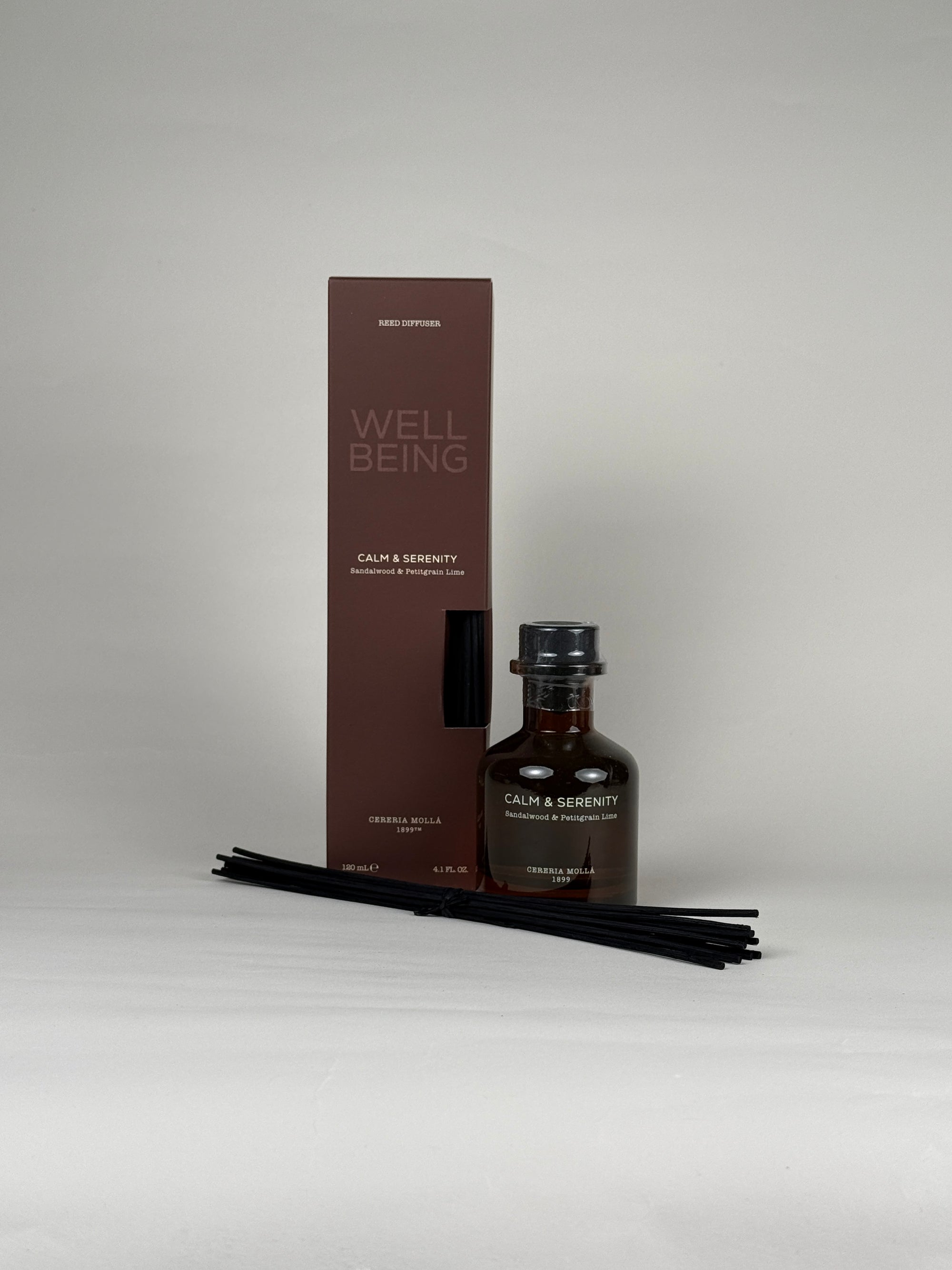 Diffuser Calm &amp; Serenity Sandalwood &amp; Petitgrain Lime, Cerería Mollá 1899