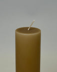 Blockljus golden brown 25 cm