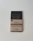 Bivaxduk Svart ruta 3-pack